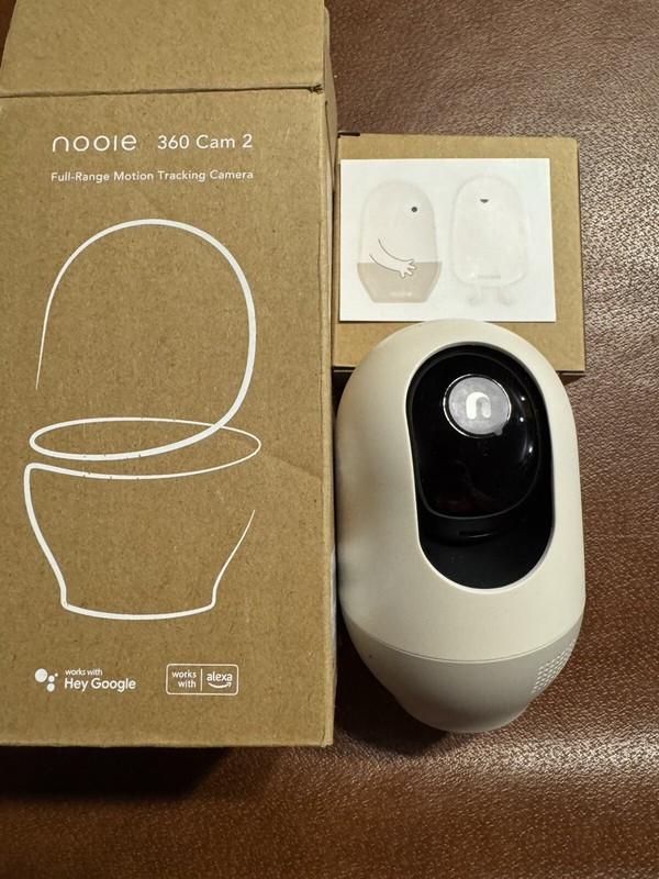 Nooie Cam Cam 2 360 1080p Full HD Indoor WiFi Smart Baby Monitor with Security