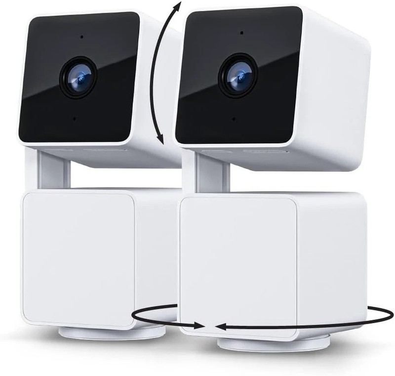 Smart Home Security Cameras with 180° Tilt & Real-Time Alerts—2-Pack Cam Pan V3 gallery