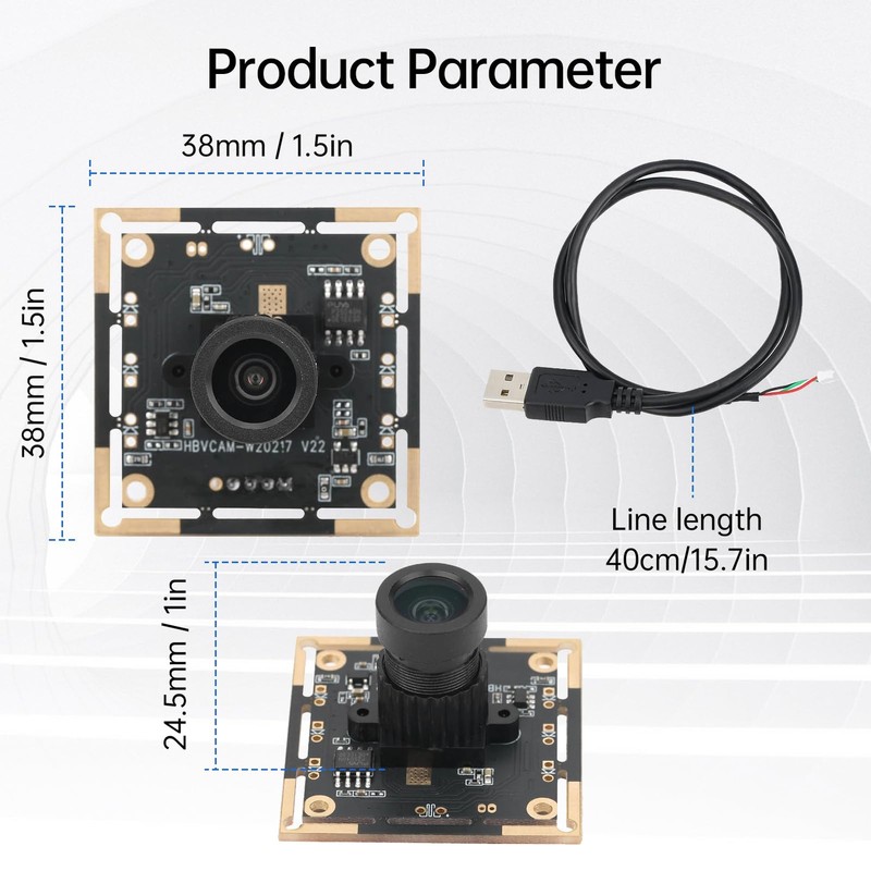 Yosoo Health Gear 1080P USB Camera Module Lens 72° FOV, OV9732 Chip, USB2.0 I... gallery