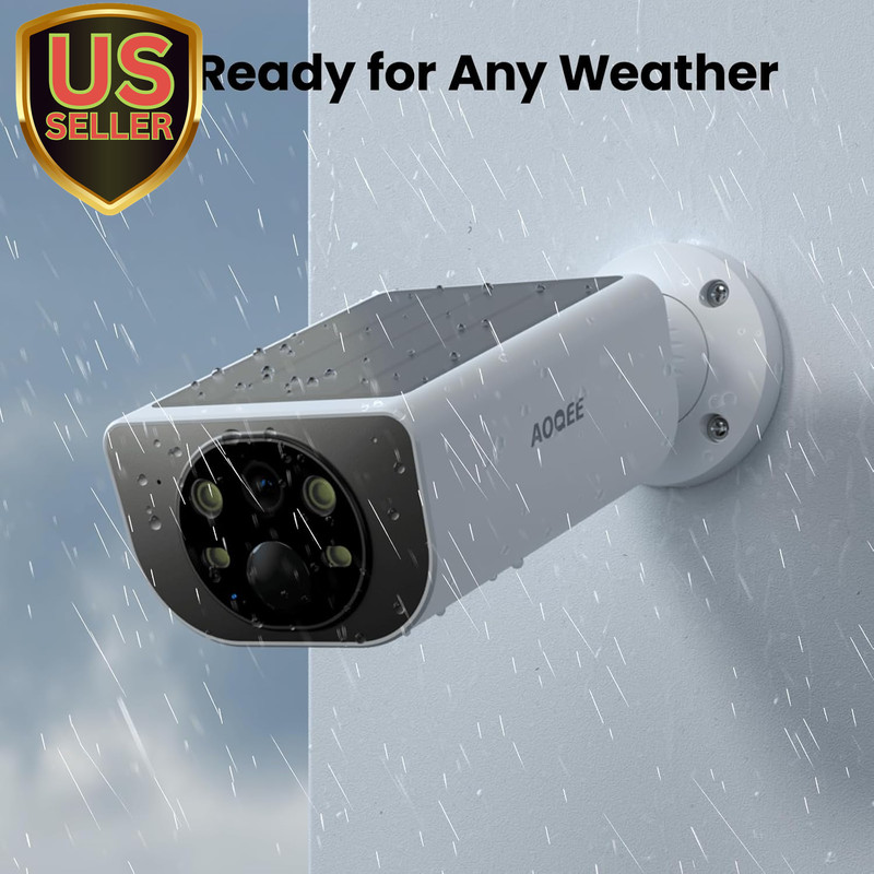 Security Cameras Wireless Outdoor-2.4Ghz Wifi Home Security Cameras with Buil... gallery