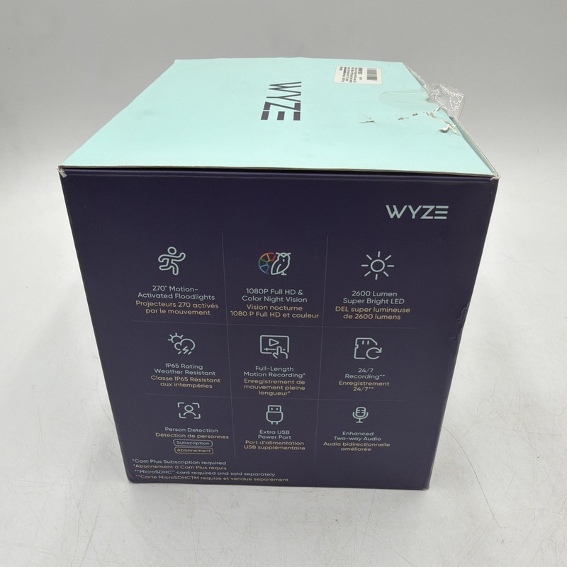 Wyze Cam Floodlight v3 1080p HD IP65 WiFi Smart Cam 2600 Lumen Motion-Activated gallery