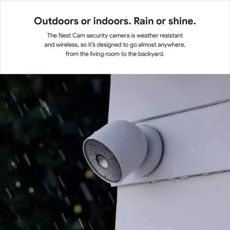 Google Nest Cam (Battery) Indoor & Outdoor Wireless Smart Home Security 2-Pack gallery