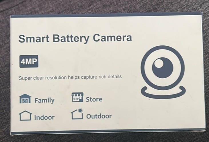 2.4G/5G WiFi 4MP Smart Battery Home Camera Security