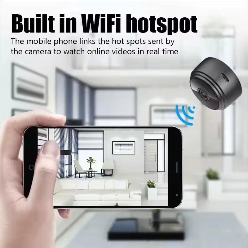 Mini Wireless Record Camera WiFi IP Home Security DVR Night Vision HD USB 1080P gallery