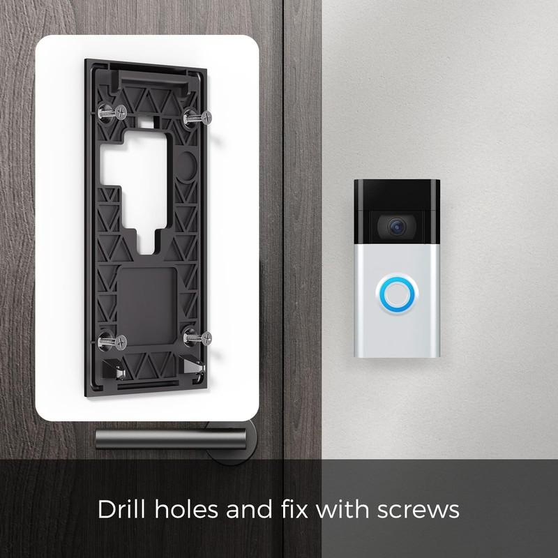 No Drill Ring Doorbell Mount for Ring Battery Doorbell (2020 Release) - Stron... gallery