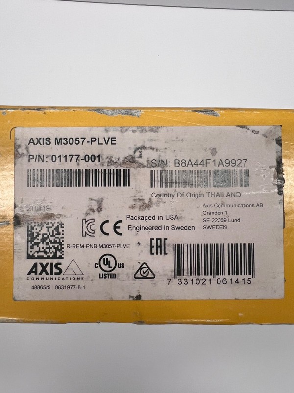 Axis M3057-PLVE Indoor Outdoor Network Security Camera System (AXC-01177-001) gallery
