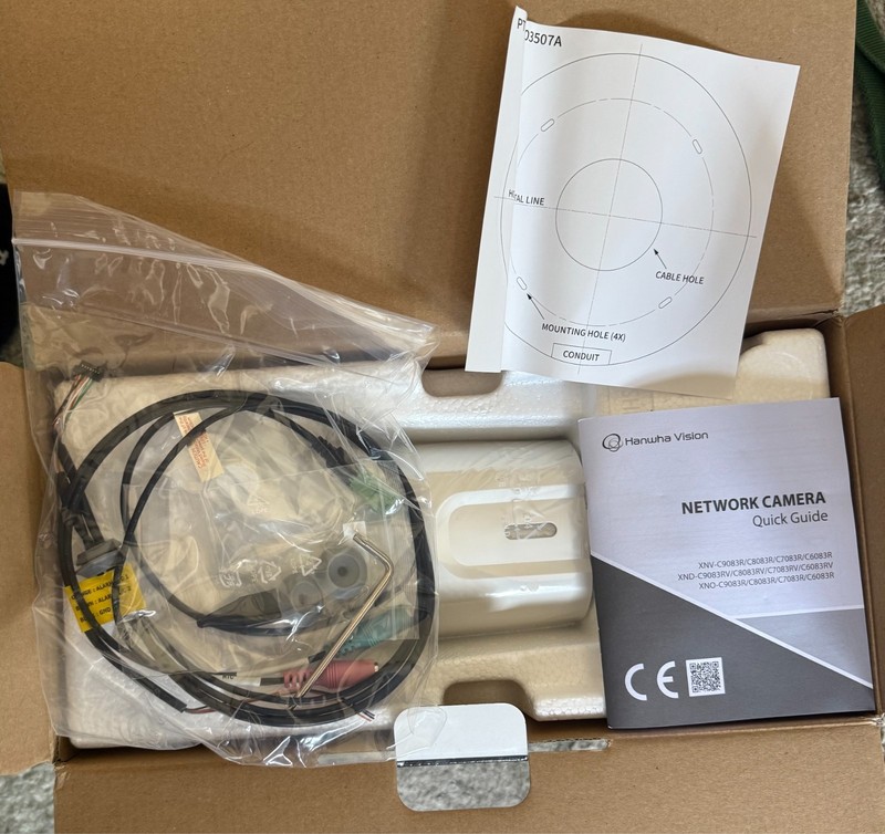 Hanwha XNO-C9083R Outdoor Network AI IR Bullet Camera, 4K resolution gallery