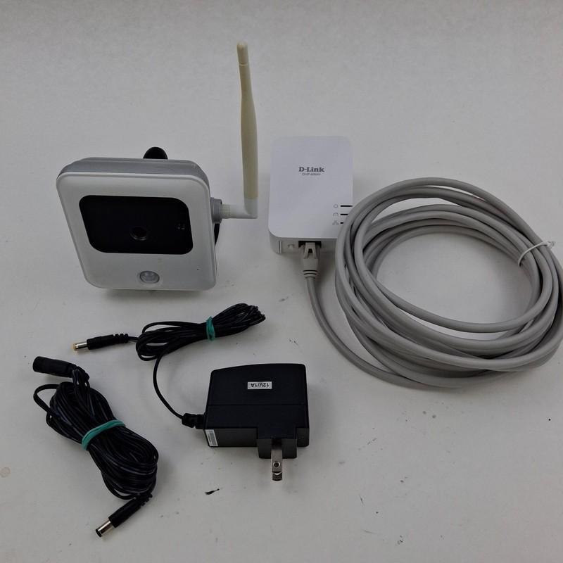 ADT OC810-ADT Wi-Fi Outdoor Surveillance Camera D-Link DHP-600AV White Kit gallery
