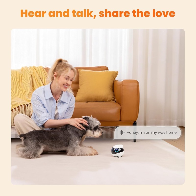 ENABOT EBO Mini Pet Camera Robot 2K Whole Home Mobility Two-Way Talk gallery