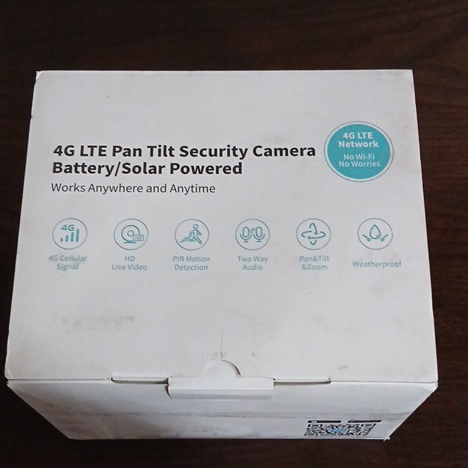 4G LTE Pan-Tilt IP Surveillance Camera HD Battery/Solar Weatherproof Audio