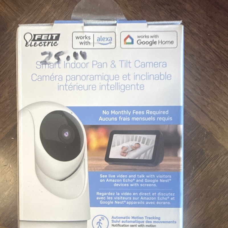 Feit Electric Smart Indoor Pan/Tilt Camera Wi-Fi 1080p Night Vision Alexa gallery