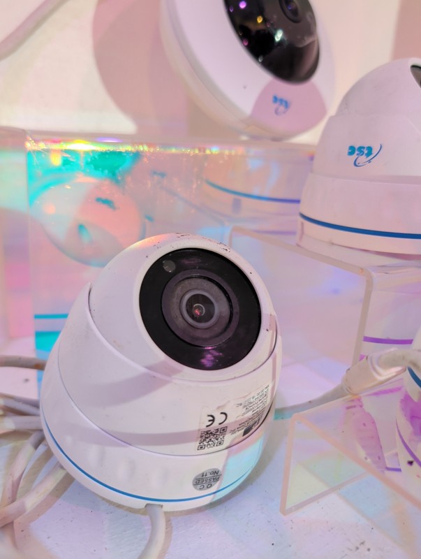 Lot of 5 TSC Dome Security Cameras 1 New 4 Used Wired CCTV Surveillance gallery