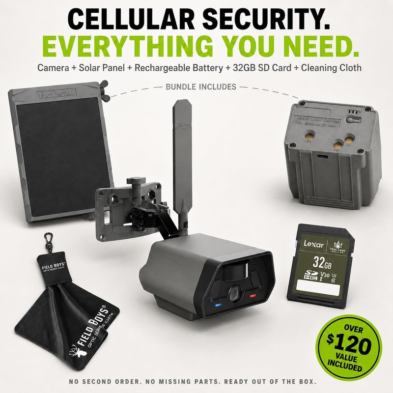 TACTACAM Defend Cellular Security Camera - No WiFi Required - Motion... gallery