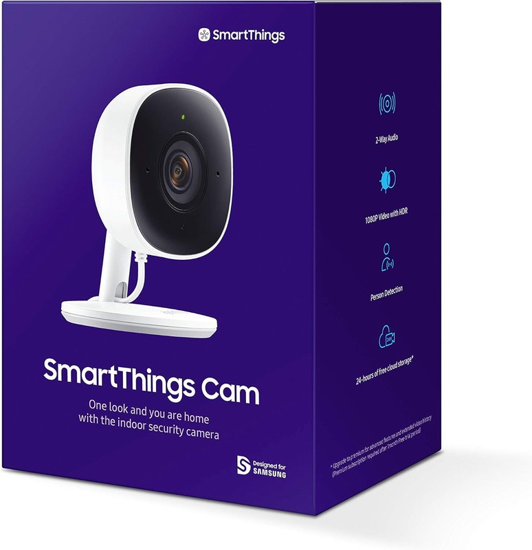 Samsung SmartThings Indoor Security Camera 1080P HD Video W/HDR GP-U999COVLBDA