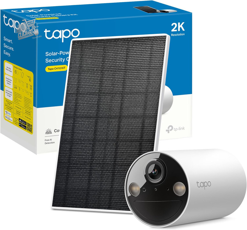 2K 3MP Solar Outdoor Wi-Fi Camera Night Battery Colors Wireless C410 IP gallery