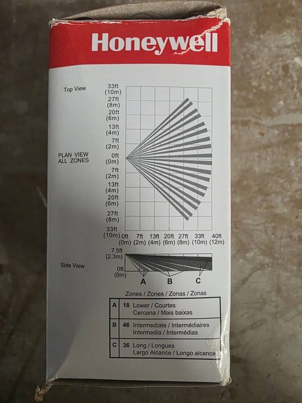 Honeywell Passive Infrared Motion Sensor P/N IS335 Used gallery