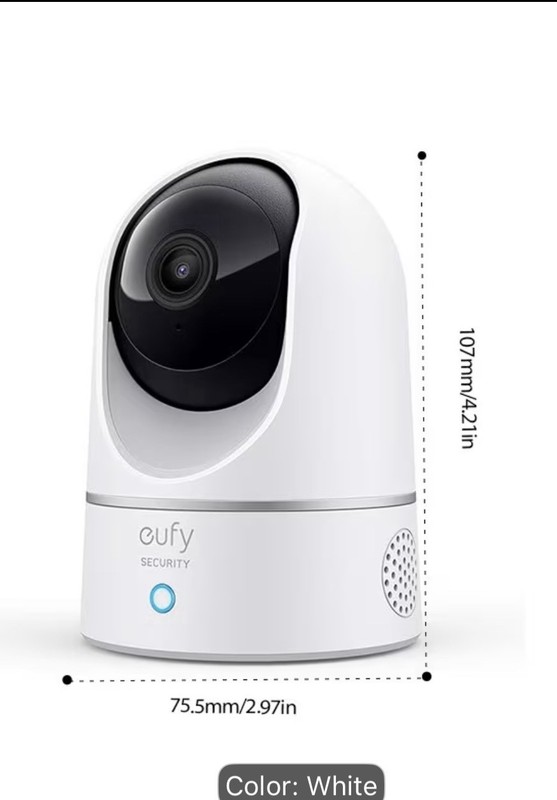 eufy Indoor Cam E30 4K UHD Security Camera Color Night Vision Pet/Baby Monitor