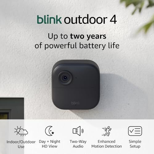 Blink Outdoor 4 newest model Wire-free HD smart security camera two-year batt... gallery