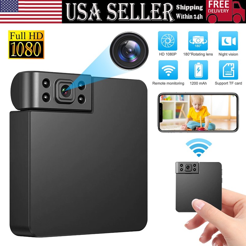 Smart Mini Wireless WiFi Camera Home Security 1080P HD Night Cam gallery
