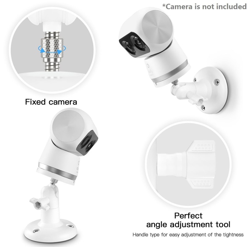 Adjustable Wall Mount for Eufy Indoor Cam S350 - 360-Degree Swivel, 180-Degree gallery