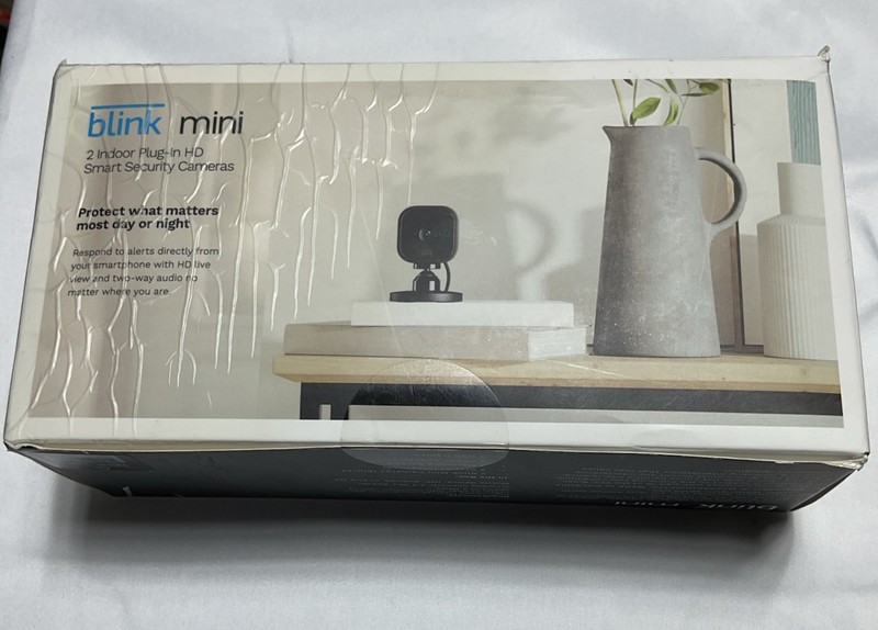 Blink Mini Indoor Plug-In HD Smart Security Camera - Pack of 2 BRAND NEW gallery
