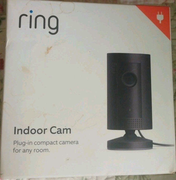 Ring Indoor Cam Plug-In HD Security Camera with Two-Way Talk – White