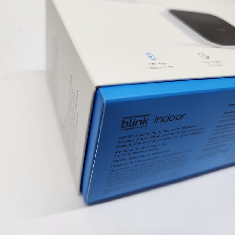 Amazon Blink Indoor 1-Camera System 1080p WiFi Home Alexa IOS Android Fire Open gallery