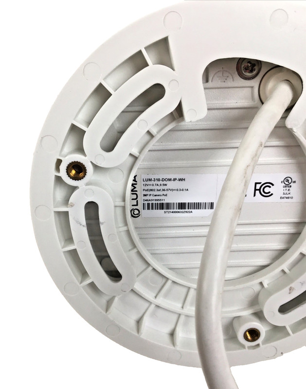 Luma Surveillance LUM-310-DOM-IP-WH 310 Series Dome IP Outdoor Camera (White) gallery