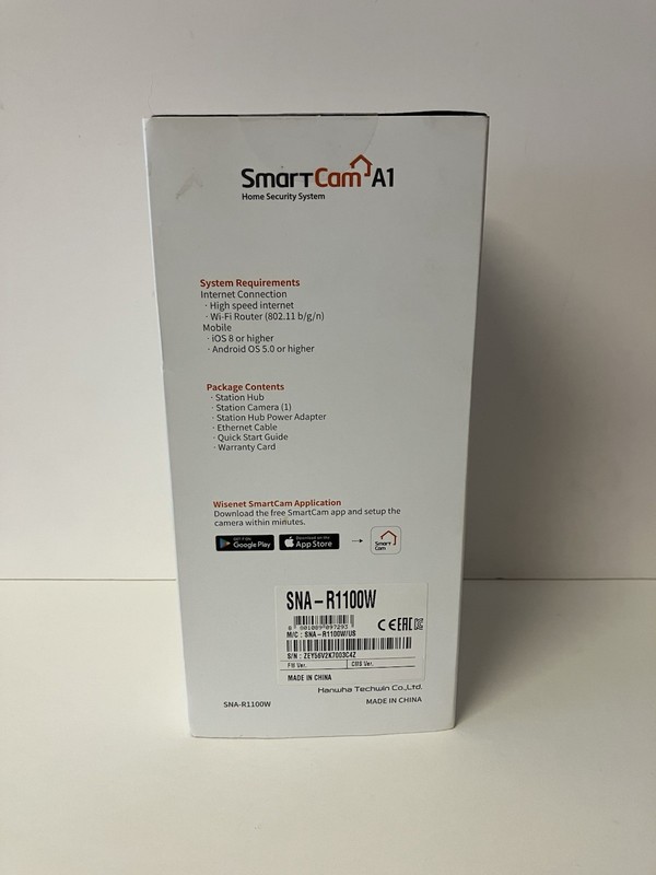 Samsung WiseNet SmartCam A1 Home Security Camera Pan/Tilt Two-Way Talk SEALED gallery