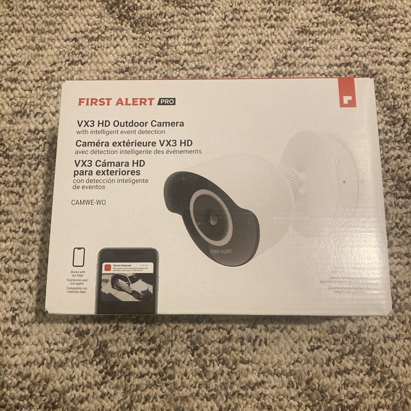 First Alert Pro VX3 HD Outdoor Camera CAMWE-WO