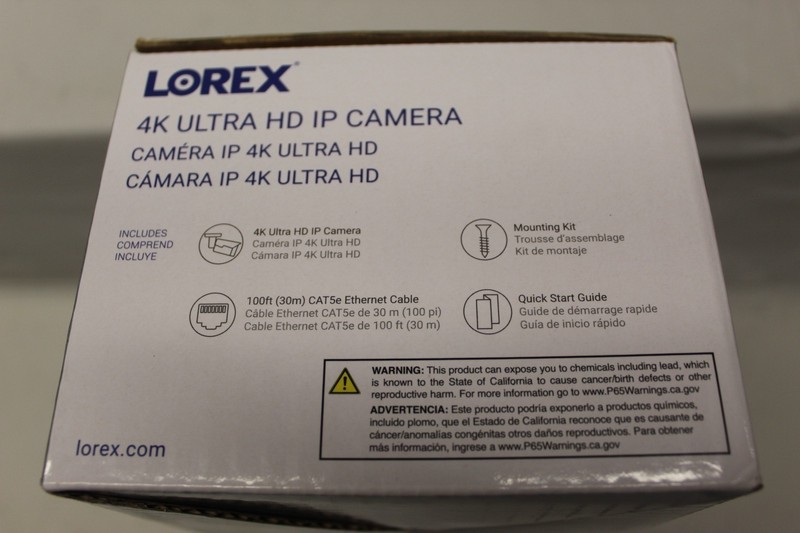 Lorex Fusion 4K IP Bullet Camera Wired Long Range IR Weatherproof Q32 gallery