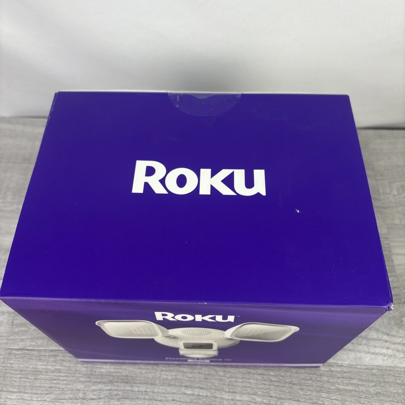 Brand New Roku Smart Home Floodlight Camera SE Wi-Fi, Wired Security Camera gallery