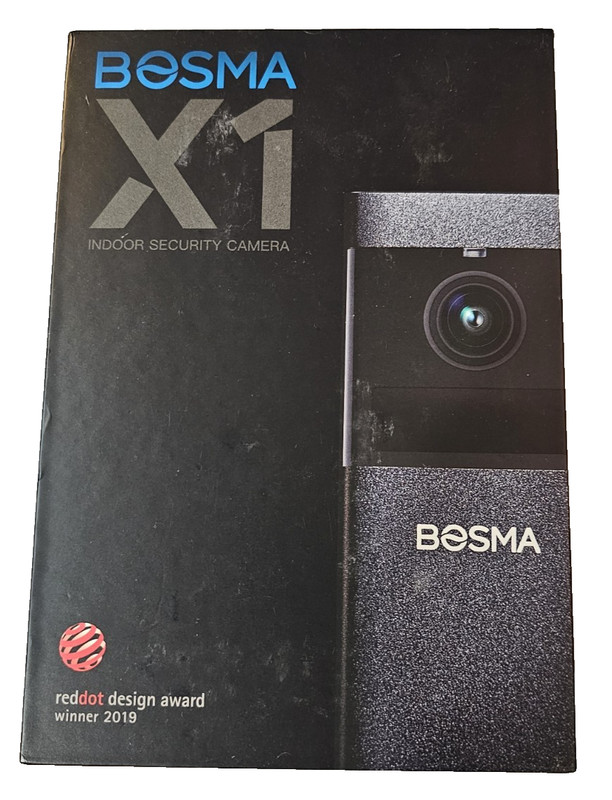 BOSMA X1 Indoor Smart Camera, 1080P HDR Video, 360° View, Night Vision, Motion
