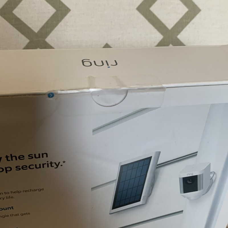 Ring Solar Panel White Brand New Sealed gallery