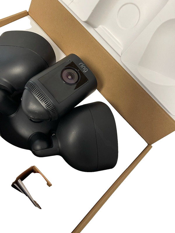 Ring Security Floodlight Cam Wired Pro (3rd gen) Black, Open Box gallery
