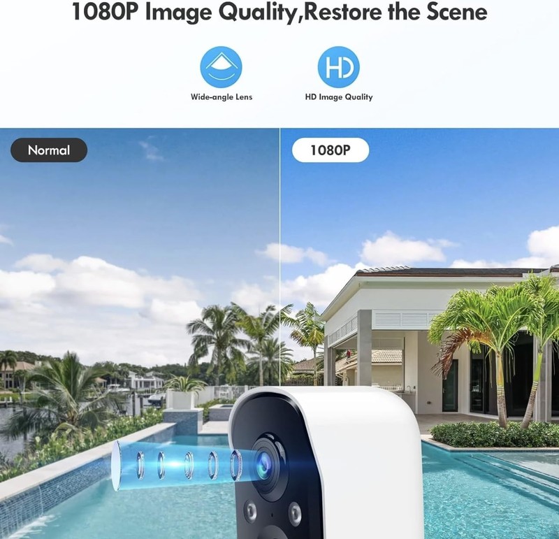 VicoHome Solar Camera Outdoor Wireless – Security Monitoring 2K Battery-Power... gallery