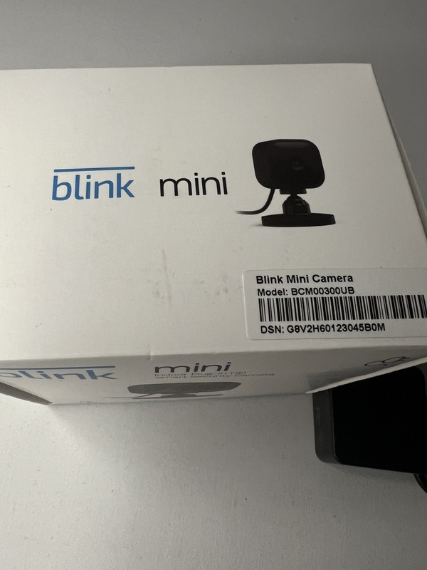Blink Mini — Compact Indoor Plug-In Smart Security Camera 1080p HD Gen 1 gallery