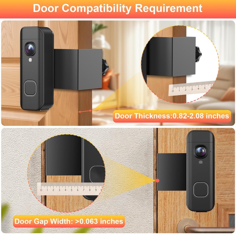 AntiTheft Doorbell Mount Compatible with Blink Newest 2026 Battery Doorbell 2... gallery