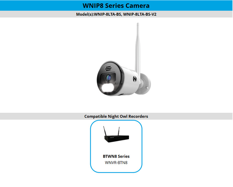 Night Owl 4K WNIP-8LTA-BS-V2 Add On Wi-Fi Security Camera ONLY gallery