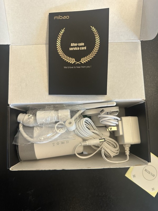 MIBAO P450 Wireless Security Camera Outdoor WIFI, NEW in BOX