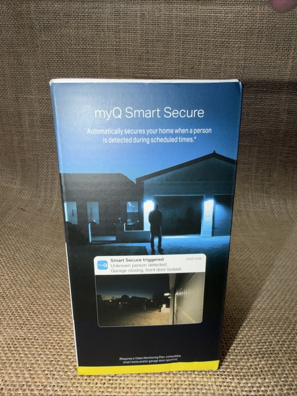 myQ Smart Outdoor Wired Camera - 1080p HD Video, Color Night Vision, Smart gallery