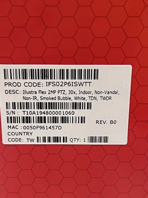 Tyco IFS02P6ISWTT Illustra Flex 2MP PTZ 30x Indoor Non-Vandal/IR Dome Camera New gallery
