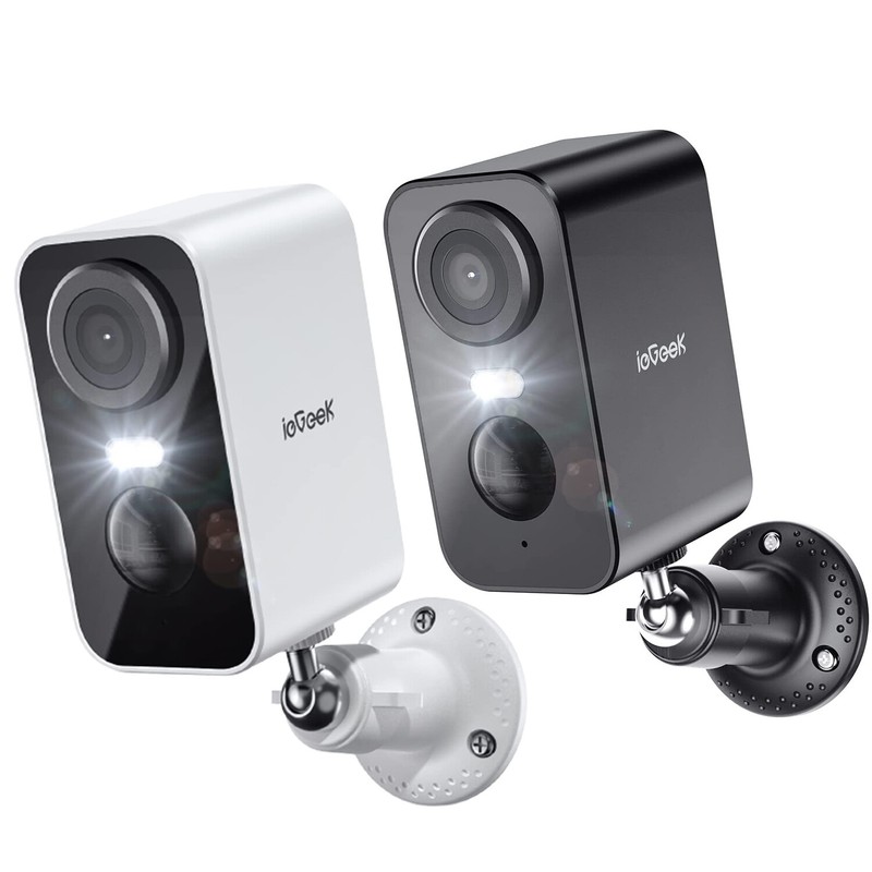ieGeek Wireless Outdoor Security Camera Home WiFi Battery CCTV System PIR Detect