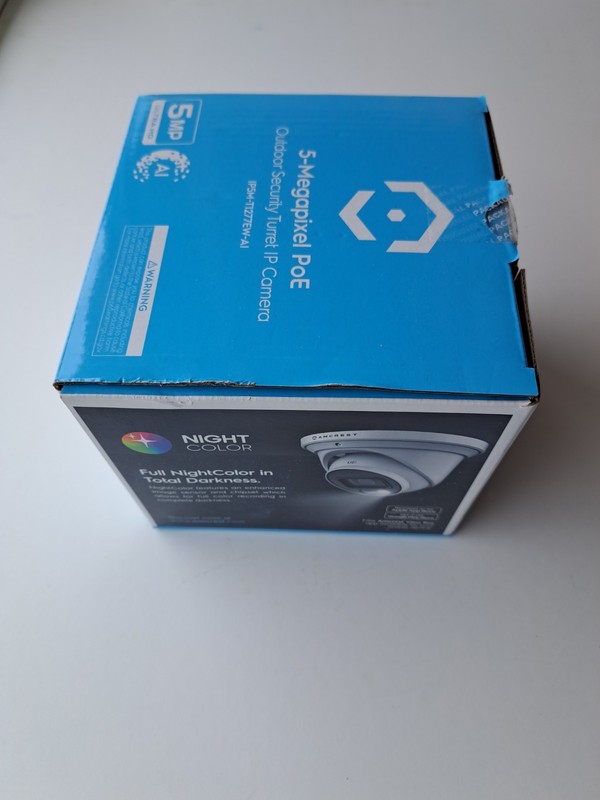 Amcrest 5MP AI PoE Outdoor Security Turret IP Camera - White (IP5M-T1277EW-AI) gallery