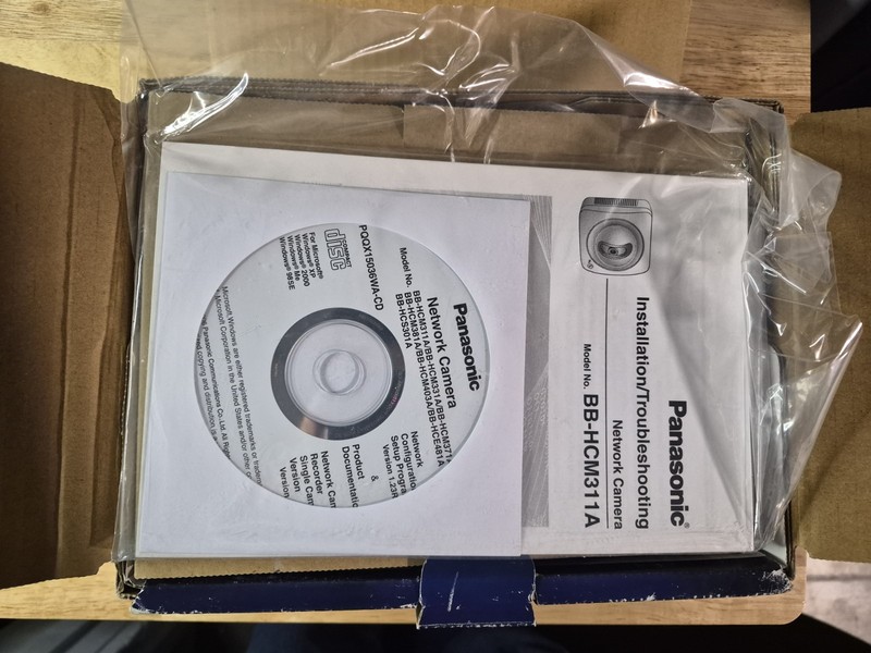 Panasonic BB-HCM311A IP Network Camera w/ 2-way audio open box gallery