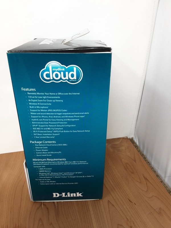 D Link DCS-930L Network Camera Wi-Fi Home Security Viewing App Wireless/ NEW gallery