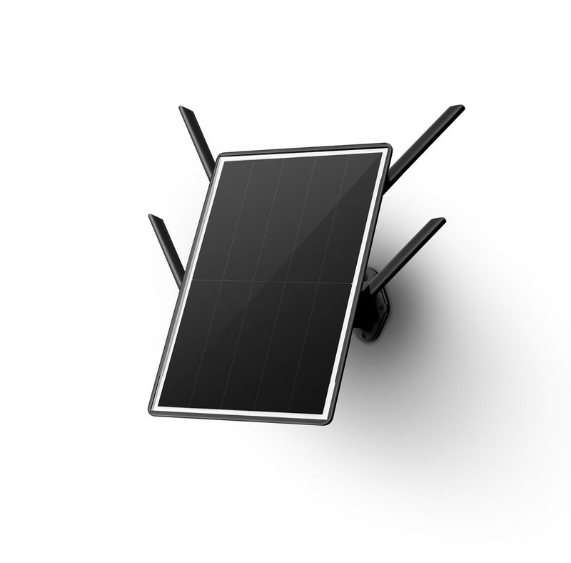 4G Solar Surveillance System 2K PTZ Cameras NVR Hub Single SIM 4-Cam View 256GB gallery