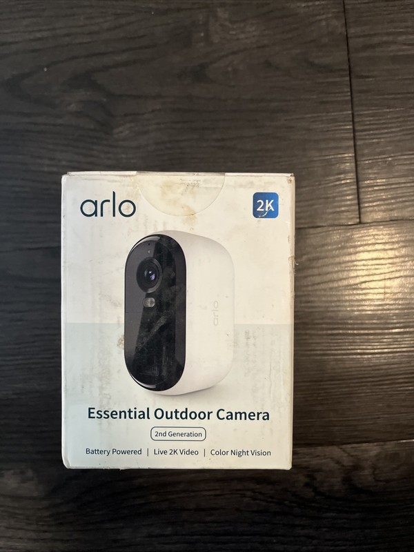 Arlo Essential (2nd Generation) VMC3050 2K Outdoor Camera, NOB (#221)