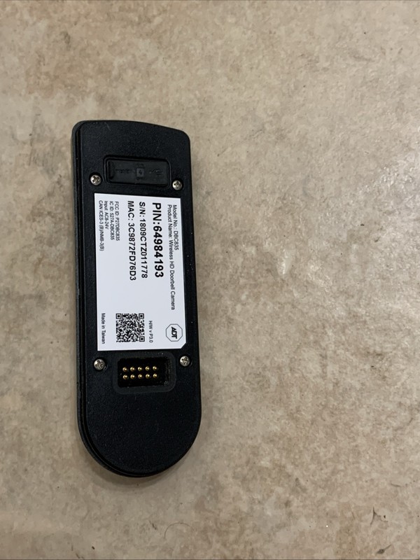 Camera Doorbell For ADT DBC835 Wireless Indoor/Outdoor Doorbell Camera gallery