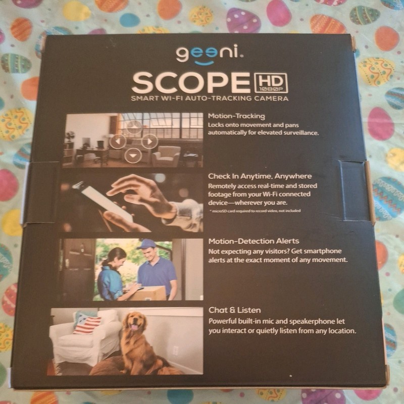 Geeni Scope 1080p WiFi Indoor Smart Motion Tracking Security Camera gallery